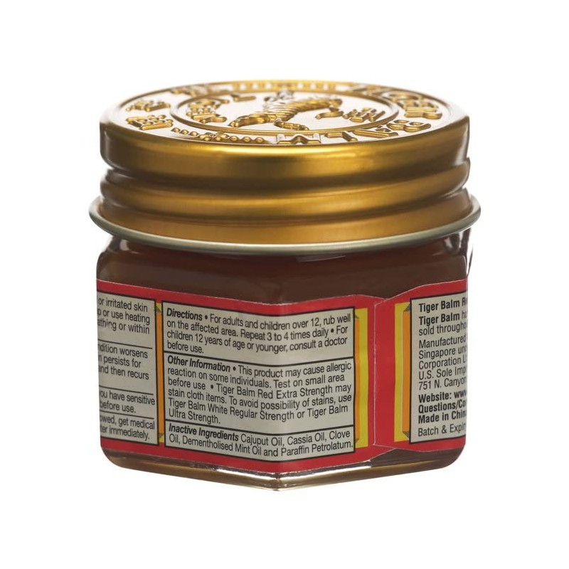 Tiger Balm Tiger Balm Red Extra Strength Ointment, 18 Gram