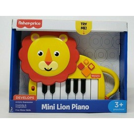 Fisher-Price Fisher Price Mini Lion Piano - Develops Creativity and Imagination - Ages 3+ NEW