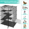 SEGAWE Large Cat Cage with Hammock Indoor DIY Indoor Catio