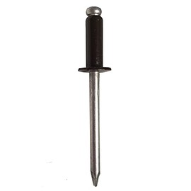 3/16" DIAMETER X .251-.375 GRIP RANGE, ALL ALUMINUM BLIND RIVET, DOME HEAD PAINTED DARK BROWN (PACK OF 1,000 PIECES - FREE SHIPPING)