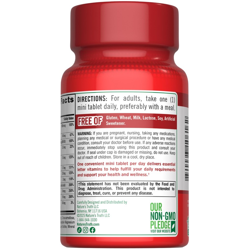 Nature's Truth One Daily Multivitamin | 100 Mini Tablets |