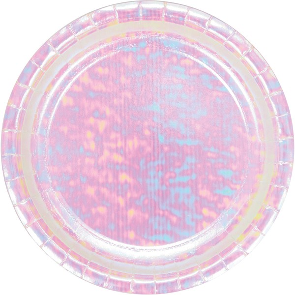 Creative Converting Iridescent Party Paper Plates, 24 ct