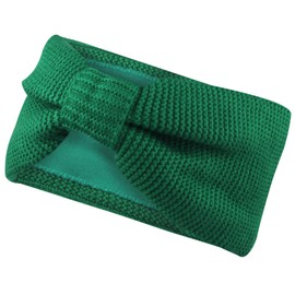 Vanessa & Melissa Knitted Women's Headband with Bow, Girls Headband Lined with Warm Fleece Lining, Earmuffs SB1015