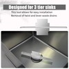 XQK Waste Drain Tool for 3 Tier Sink in Commercial