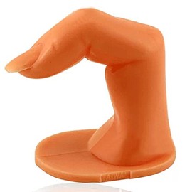 5Pcs Nail Art Practice Fingers Fingers Model Nail Art Design Display Tool with Nails