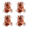 Foil Ceiling Decorations Rose Gold Christmas 2 Tone - Set
