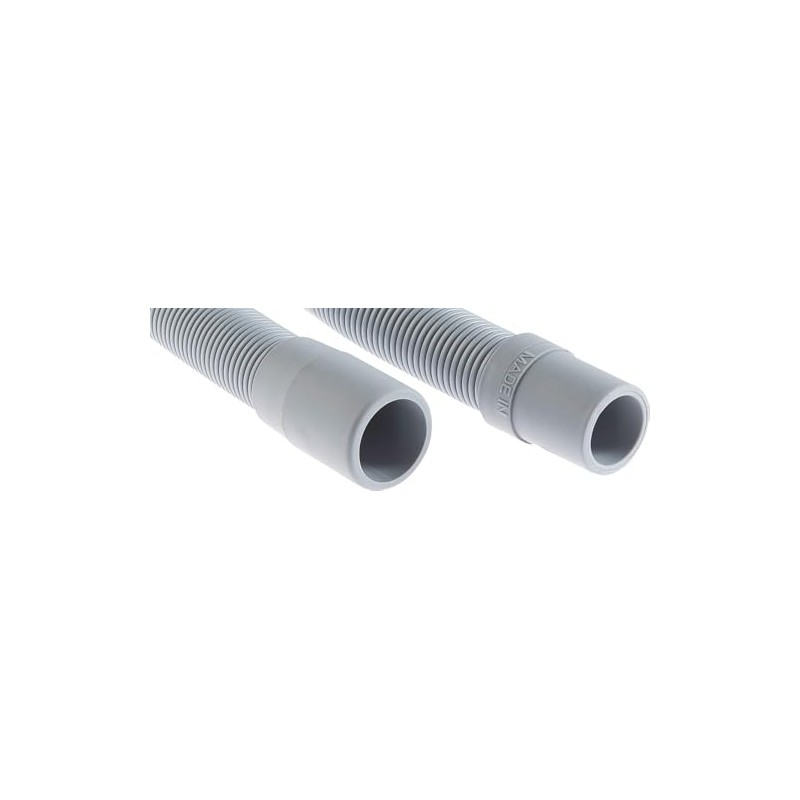 CORNAT T357502 Spir.Waste Hose f.wash.m.Brack.2,5m, Gray, 250 cm Länge