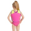 Zoggs Kids Swimsure Jacket Bright Pink/Yellow, 4-5 Years/18-25 kg