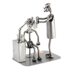 Steelman24 I Nuts and bolts sculpture Oculist I Handmade ornaments I Made in Germany I I Metal figurine