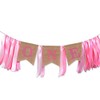 ONE High Chair Banner Baby Girl Pink First One 1st