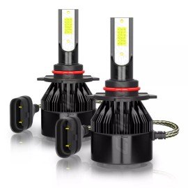 CHUSYYRAY For Jeep Grand Cherokee 2014-2018 Combo 6x 6000K LED Headlight + Fog Bulbs