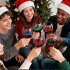 GAINWELL Metallic Wine Glass Markers 8Pcs, Non-Toxic, Food-Safe, Dishwasher-Safe, Wine