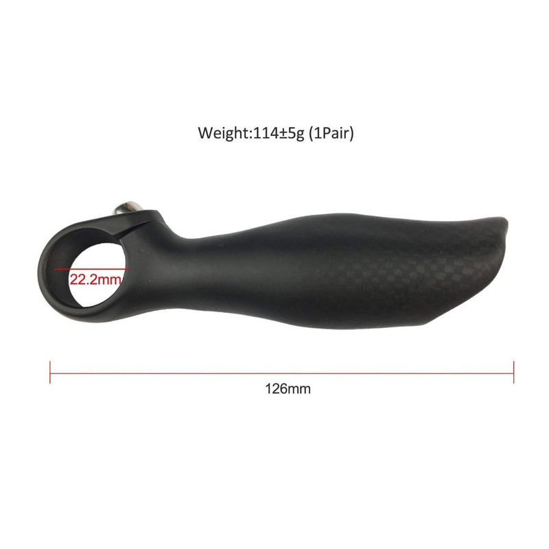PLATT Bicycle Bar Ends Carbon Handlebar End MTB Bike Bicycle