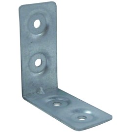 Daido Hunt (Reinforcement Hardware) 1x4 (One By) Support, L-Shaped, Large, Galvanized Steel Plate, 14L2-Z, 10P (10 Pieces) 10103232, Solid Color