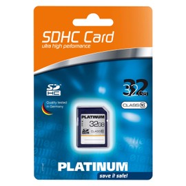 Platinum 32GB SDHC Class 10 Memory Card