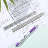 Mr. Pen Machinist Ruler, 2 Pack, 150mm, Graduations 0.5mm, Stainless
