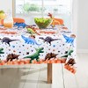 Watercolour Dinosaur Party Tablecloth - 1PCS 137 x 274cm Dinosaur