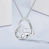 Dreamboat Koala Heart Necklace for Women 925 Sterling Silver Koalas