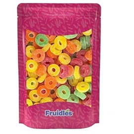 Fruidles Fruit Rings Gummi Candy Sweet Confection Candies, Traditional Old Fashioned, Gluten-Free (1 Pound)