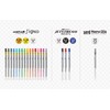 Uni StyleFit Gel Ballpoint Pen Refill, 0.5mm, Light Blue (UMR10905.8)