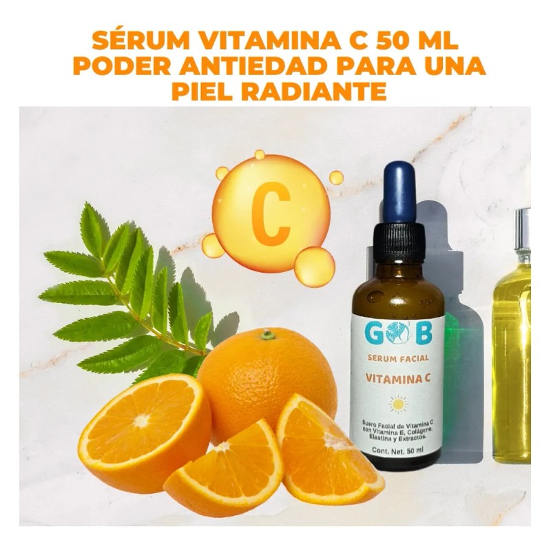 Serum Vitamina C + Vit E + Colágeno + Elastina-
