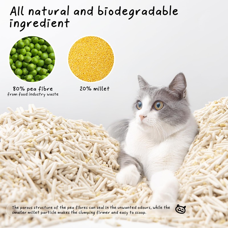 Cococat Plant-based Tofu Cat Litter (5 Packs)