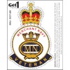 Merchant Navy Veteran Car Sticker - for Exterior or Interior