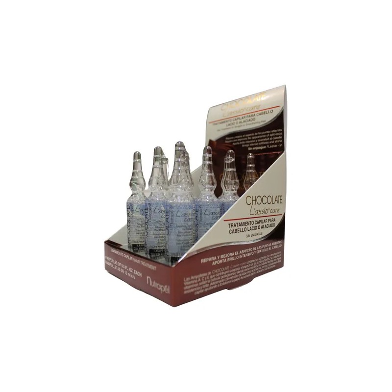 12 Ampolletas Chocolate Lassio Care Nutrapel