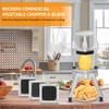 WICHEMI Commercial Chopper Vegetable Cutter Fruit Dicer w/3 Blades Commercial