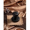SORWDUERM Oil Rubbed Bronze Knobs Passage Door Knobs Interior Door