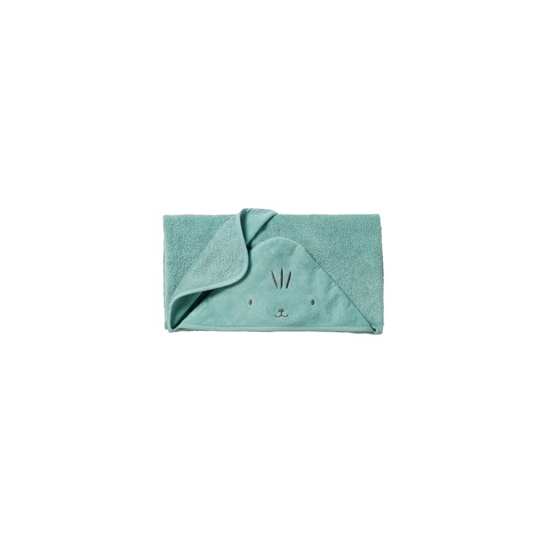 Vertbaudet Baby & Children's Hooded Bath Towel with Recycled Cotton