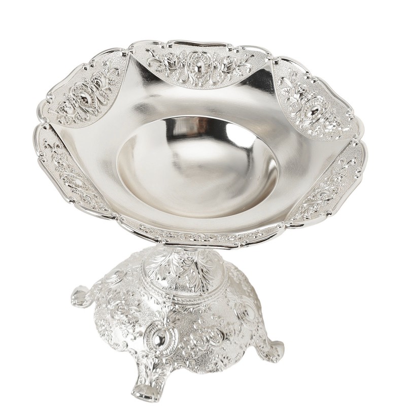 European Style Fruit Tray Metal Zinc Alloy Snack Nut Food