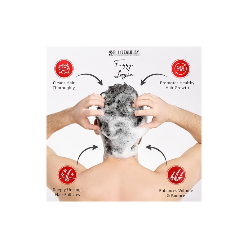 Billy Jealousy Fuzzy Logic champú fortalecedor para el cabello, 227