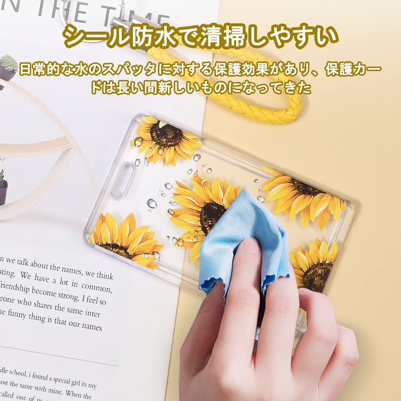 Newseego Pass Case, Commuter Holder, Cute Ladies IC Card Case,