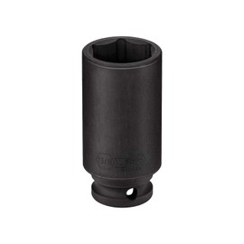 Jetech 3/8 Inch Drive 13/16 Inch Deep Impact Socket, Made with Heat-Treated Chrome Molybdenum Alloy Steel, 6-Point Design, SAE