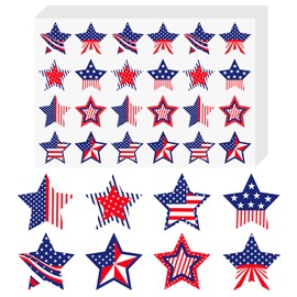 Anwyll American Flag Star Stickers - 504Pcs 1.5Inch USA Patriotic Seals Labels Stickers Self-Adhesive 4th of July Sticker Memorial Day Sticker for Independence Day Kids Reward Envelope Seal Card