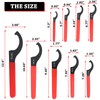 Adjustable Shock Coilover Wrench Set Universal Spanner Wrench for Coil