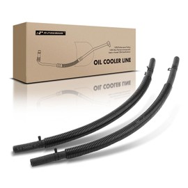 A-Premium Inlet and Outlet Automatic Transmission Oil Cooler Line Hose Assembly Compatible with Ford F-250 Super Duty F-350 Super Duty 2001-2002