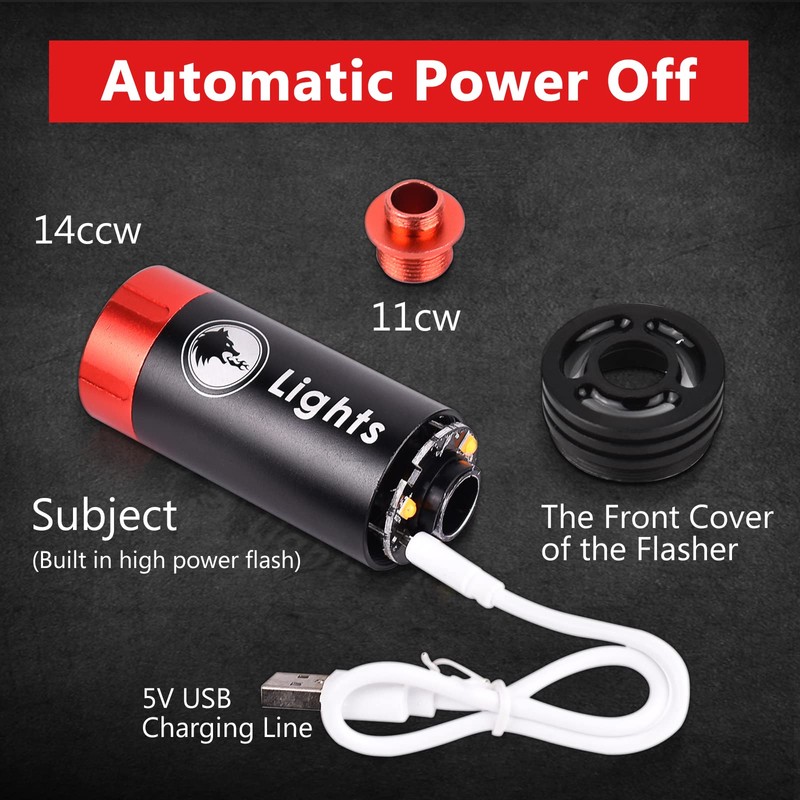 zlangsports Tracer Unit Lighter Glow in Dark for 14mm CCW/10mm