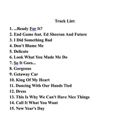 Taylor Swift Reputation Japan Limited Edition CD Album + Poster & OBI Strip (2017)