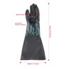 TINGSING 1 Pair Sandblasting Cabinet Gloves 23.6",Blast Protection,Safety Work Gloves