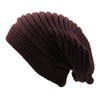 RW Rasta Long Slinky Beanie Hats (Plum)
