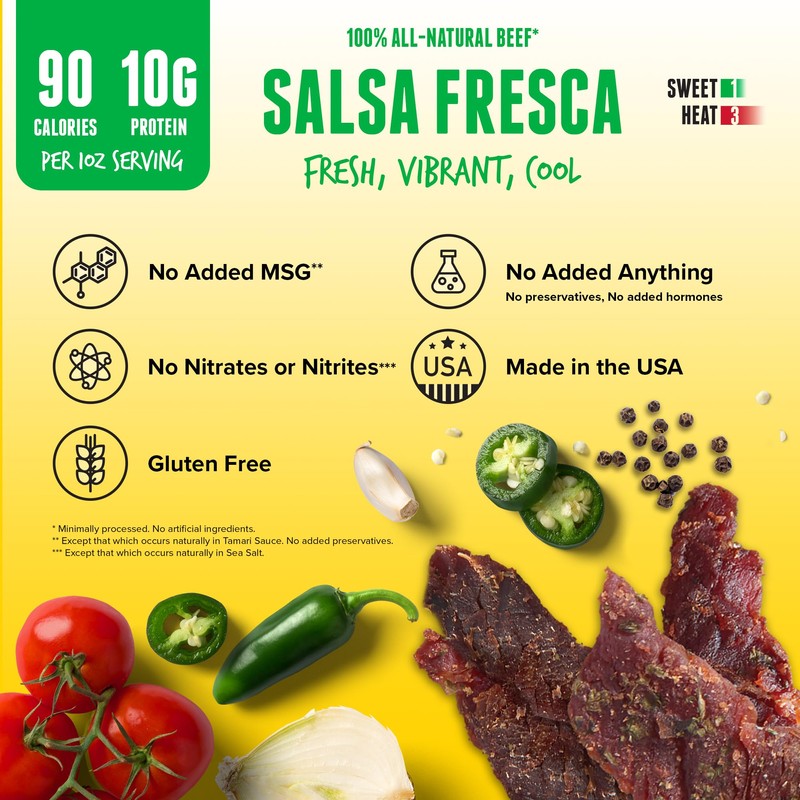 Baja Beef Jerky - 100% All Natural Beef Jerky, Keto