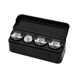 LKAHG Car Coin Holder, Automotive Coin Change Organizer for Multiple-Size Coins, Portable Vehicle Interior Coin Money Storage Dispenser Accessories, Universal for RV, SUV, Truck