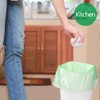 Biodegradable Trash Bags 4-6 Gallon, 100 Counts, Extra Thick Small