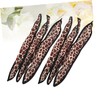 Beavorty 6pcs Leopard Print Hair Rollers Soft Sponge Curlers for