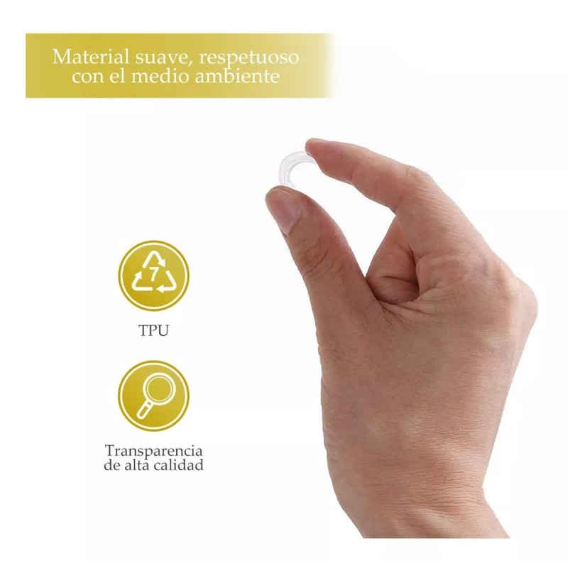 Doble G Ajustador De Anillos, Pack De 15 Pzas Silicona,