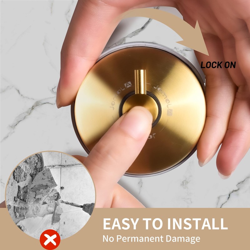 JOMOLA Suction Cup Shower Hooks for Hanging Towel Suction Hook