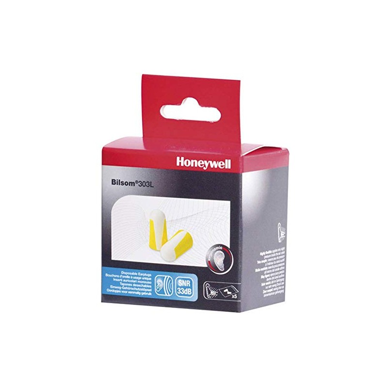 Honeywell 1030271 Howard Leight Bilsom 303 Earplugs, Size L (Pack