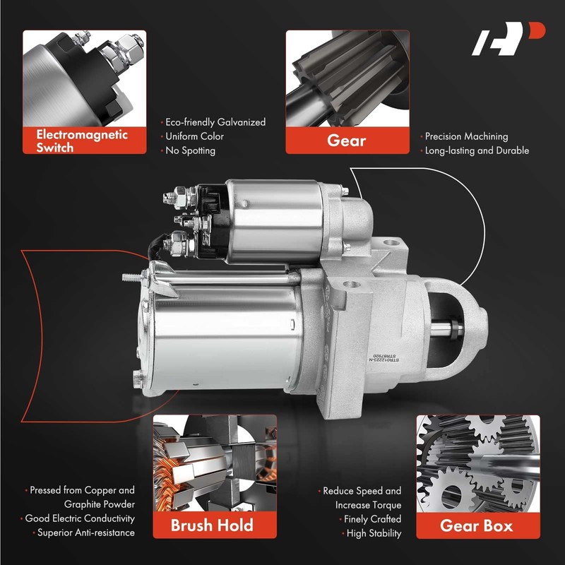 A-Premium Starter Motor Compatible with Mercruiser 1995-2002 & Volvo Penta